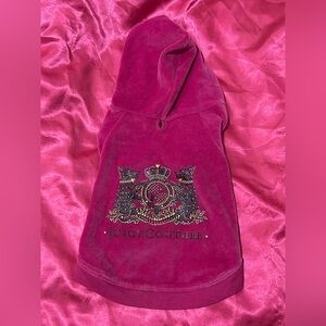 RARE VINTAGE JUICY COUTURE VELOUR DOG SWEATER💗 S/M